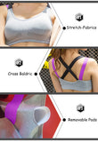 Push Up  Backless Fitness Bra