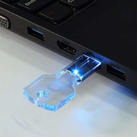 High Quality Led Transparent Flash Drive