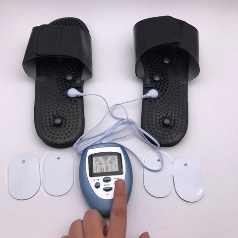 Electric Digital Body Massager + foot slipper